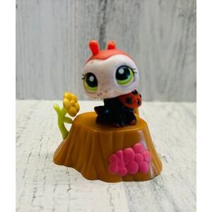 Littlest Pet Shop LPS Vintage Ladybug Pink Magnet EUC
